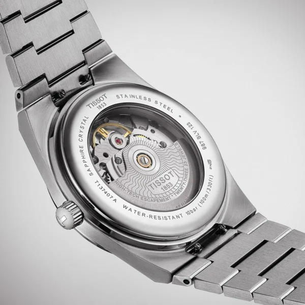 Tissot PRX Powermatic 80 Silver Dial Silver Steel Strap Watch For Men - T137.407.21.031.00