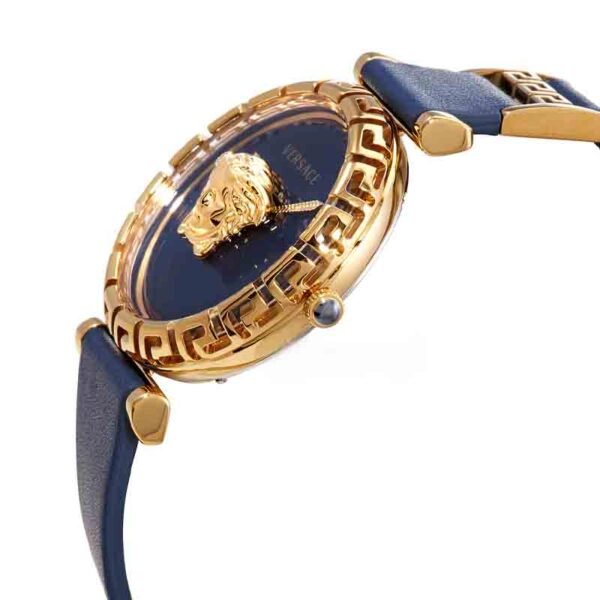 2-4_4b20cb17-7ba8-440f-b4d1-d406395e61f2 Versace Palazzo Empire Greca Quartz Blue Dial Blue Leather Strap Watch for Women - VEDV00219