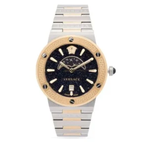 21328261_51829255_600_502a9ccf-c0c5-442f-90d3-343b86bfe3b5 Versace Greca Logo Moonphase Black Dial Two Tone Steel Strap Watch for Men - VE7G00223