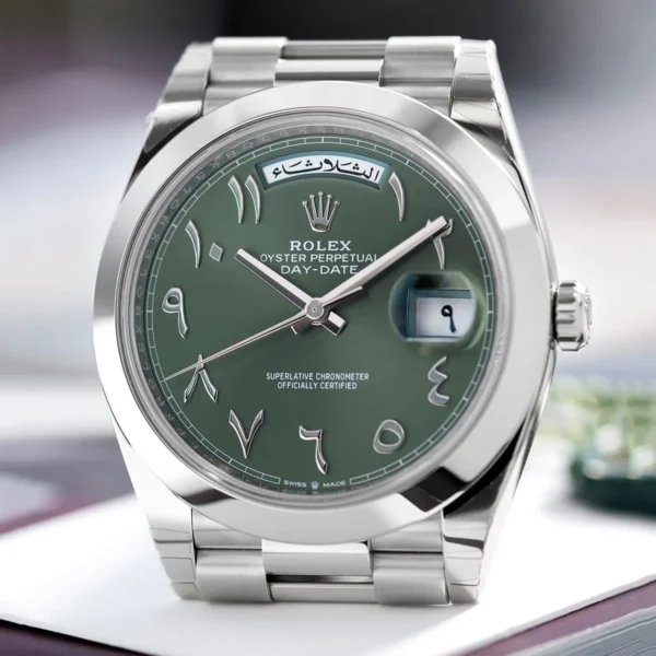 Rolex Arabic Numerals Watch Day Date For Men 228206
