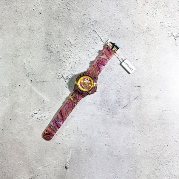 23100421_3_800x_b554e0b3-7e3e-4fb8-ab62-c3e3c4ce91be Versace Icon Active Chronograph Quartz Gold Dial Red Leather Strap Watch For Men - VEZ701222