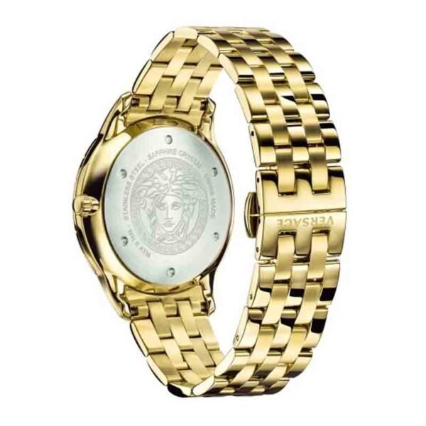 3-1_8d24caa4-d4e0-408f-8179-b1916c32620c Versace Univers Quartz White Dial Gold Steel Strap Watch for Men - VEBK00518