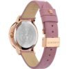 Versace Virtus Quartz Grey Dial Pink Leather Strap Watch for Women - VEHC00319