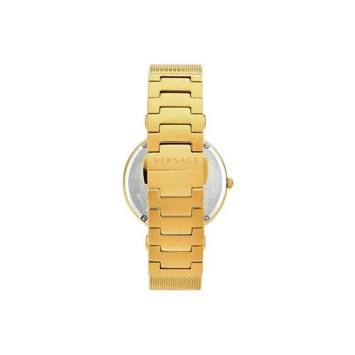 Versace Palazzo Empire Greca White Dial Gold Mesh Bracelet Watch for Women - VEDV00619