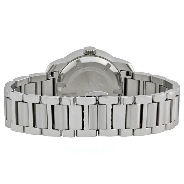 3600254-3 Movado Bold Crystal Pave Silver Dial Silver Steel Strap Watch for Women - 3600254
