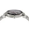 Versace Greca Sport Quartz Black Dial Silver Steel Strap Watch For Men - VEZ300321