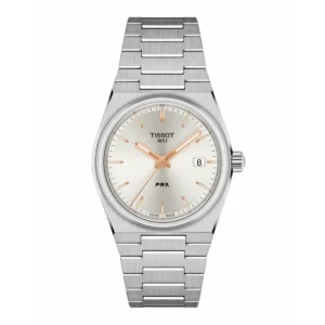 4ae3dc3a929314a3aa05f5505d270fc2_585f6ae8-3a2f-4404-acb7-c7659829db0d Tissot PRX Silver Dial Silver Steel Strap Watch For Women - T137.210.11.031.00