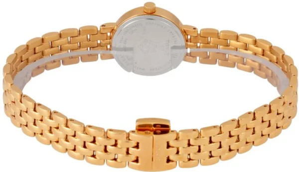51893 Tissot T Lady Lovely Silver Dial Rose Gold Steel Strap Watch For Women - T058.009.33.031.01