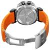 55627 Tissot T Race Chronograph Black Dial Orange Rubber Strap Watch for Women - T048.217.27.057.00