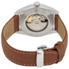 57024069_020_m3 Tissot Gentleman Powermatic 80 Silicium Silver Dial Brown Leather Strap Watch For Men - T127.407.16.031.00