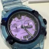 57267b42-da09-4abe-b699-91b59b01bbc3_49551f6b-164c-4e4f-ba3b-e6e30a24dacf Versace Icon Active Chronograph Purple Dial Blue Silicone Strap Watch For Men - VEZ701523