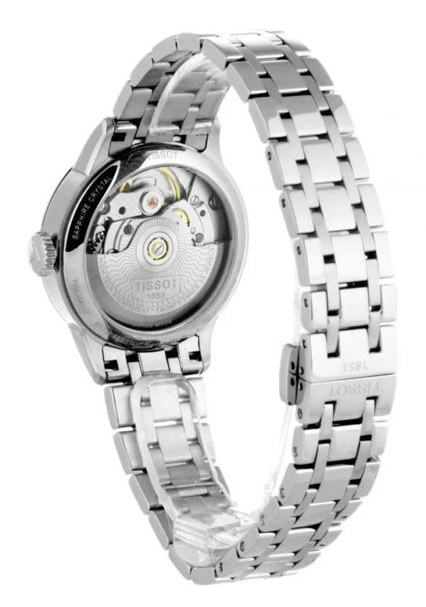 58428 Tissot Chemin Des Tourelles Powermatic 80 Lady Blue Dial Silver Steel Strap Watch For Women - T099.207.11.048.00