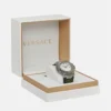 Versace Chain Reaction Quartz White Dial Green Rubber Strap Watch for Men - VEDY00419