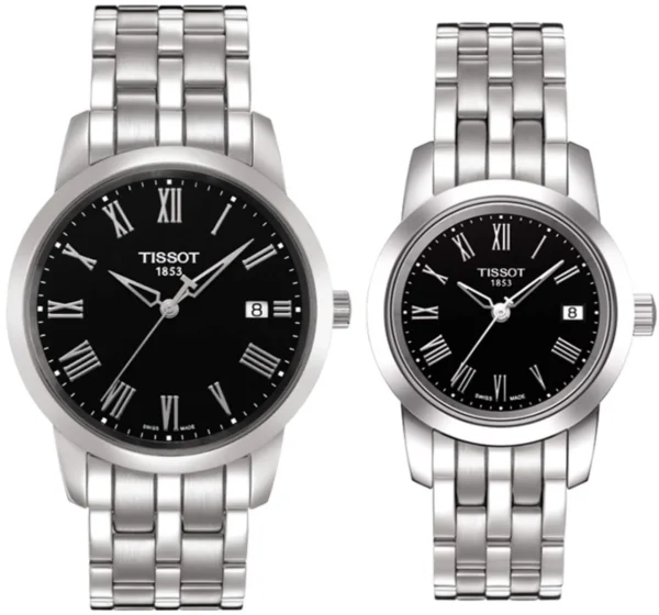 615rwYcmssL Tissot T Classic Dream Black Dial Watch For Women - T033.210.11.053.00