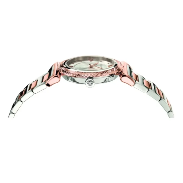 61Lig5e-BvL_3fcf0c00-f9fa-41cb-9ac6-062ad42cab71 Versace V-Motif Silver Dial Two Tone Steel Strap Watch for Women - VERE00718
