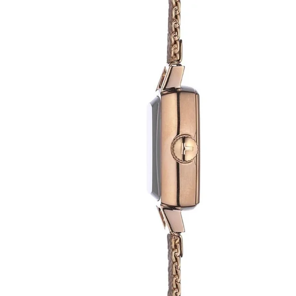 68822 Tissot Lovely Square Lady Quartz Rose Gold Dial Rose Gold Mesh Bracelet Watch For Women - T058.109.33.456.00