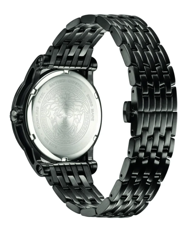 81Kp4z6_NSL_052402aa-9d10-4c1e-83ee-1286a5d20338 Versace Palazzo Empire Black Dial Black Steel Strap Watch for Men - VERD00518