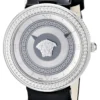 81XMVe0_Q0L_c71f7606-057d-45ec-8247-569046b6e6df Versace V Metal Icon Silver Dial Black & Silver Strap Watch for Women - VLC010014