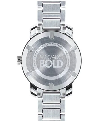 8314600_fpx_be49a4e1-c5fc-4ffd-8ef9-a1ee88eae915 Movado Bold Silver Dial Silver Steel Strap Watch for Women - 3600244