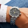 85aedac9-24da-4309-bc52-6b7cab9b25ae Tissot PRC 200 Chronograph Black Dial Silver Steel Strap Watch For Men - T055.417.11.057.00