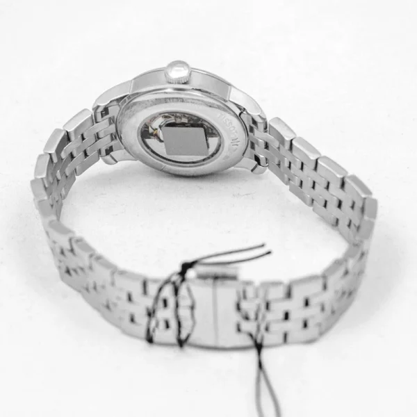 8c2fa6753cffd4c332251cb223e41cb5 Tissot Le Locle Automatic Lady Black Dial Silver Steel Strap Watch For Women - T006.207.11.058.00