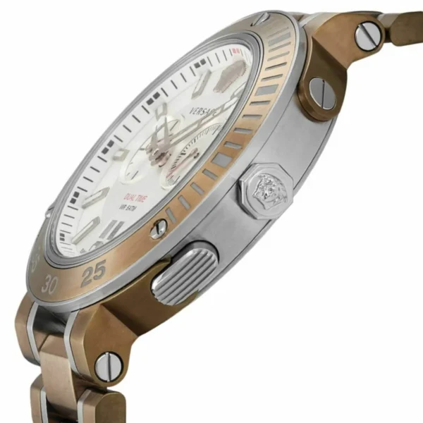 8e1547e3-0ad6-4568-aab3-c547d9b3129d.2a3b962c9ee79fec276bc3ebeb67b6ad Versace V Extreme Chronograph White Dial Rose Gold Stainless Steel Watch for Women - VCN050017