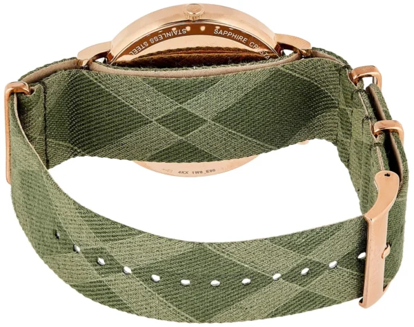 91zazaSod1L Tissot T Classic Everytime White Dial Green Nylon Strap Watch for Men - T109.610.38.032.00