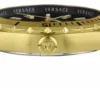 D_NQ_NP_905523-MLB74324300482_022024-O Versace Hellenyium Quartz Black Dial Gold Steel Strap Watch For Men - VE3A00820