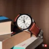 EJ-OTHwW4AEDeTI Tissot Gentleman Powermatic 80 Silicium Silver Dial Brown Leather Strap Watch For Men - T127.407.16.031.00