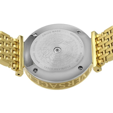 IMG_0309-1_480x_ab2b8d91-32c5-4d73-9eaf-ce3083945174 Versace V-Twist Black Dial Gold Mesh Bracelet Watch for Women - VELS00819
