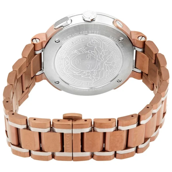 IVW-VCN0500173 Versace V Extreme Chronograph White Dial Rose Gold Stainless Steel Watch for Women - VCN050017