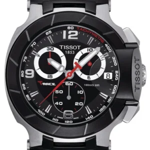 MONACO-TISSOT-T-RACE-T048.417.27.057.01_000 Tissot T Race Chronograph Black Dial Red Rubber Strap Watch for Men - T048.417.27.057.01