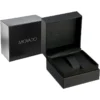 Movado Heritage Calendoplan Black Dial Silver Steel Strap Watch For Men - 3650095