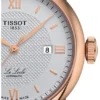 T006.207.22.038.00---1 Tissot T Classic Le Locle Automatic Silver Dial Two Tone Steel Strap Watch For Women - T006.207.22.038.00