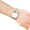Tissot T Classic Dream White Dial Two Tone Steel Strap Watch for Men - T033.410.22.011.01