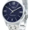T099.207.11.048.00 Tissot Chemin Des Tourelles Powermatic 80 Lady Blue Dial Silver Steel Strap Watch For Women - T099.207.11.048.00