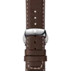 T1004171604100_zoombracelet Tissot PRS 516 Chronograph Blue Dial Brown Leather Strap Watch For Men - T100.417.16.041.00