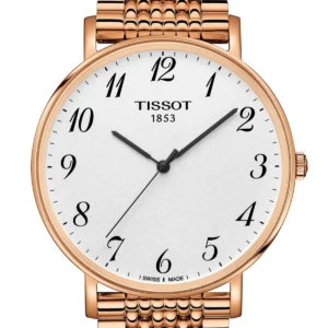 T109.610.33.032-02_5000x_8cff9e9e-c21a-4f89-bb81-d9ffa9ab78c0 Tissot T Classic Everytime White Dial Rose Gold Mesh Bracelet Watch for Men - T109.610.33.032.00