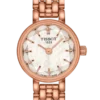 Tissot Lovely Mother of Pearl Dial Rose Gold Steel Strap Watch for Women - T140.009.33.111.00