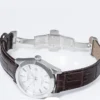 Tissot-T-Classic-T127.407.16.031.01_2 Tissot Gentleman Powermatic 80 Silicium Silver Dial Brown Leather Strap Watch For Men - T127.407.16.031.01