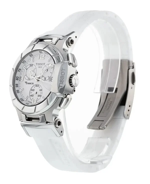 Tissot-T-Race-T048.217.17.017.00-157528-3-200129-112949 Tissot T Race Lady Chronograph White Dial White Rubber Strap Watch for Women - T048.217.17.017.00