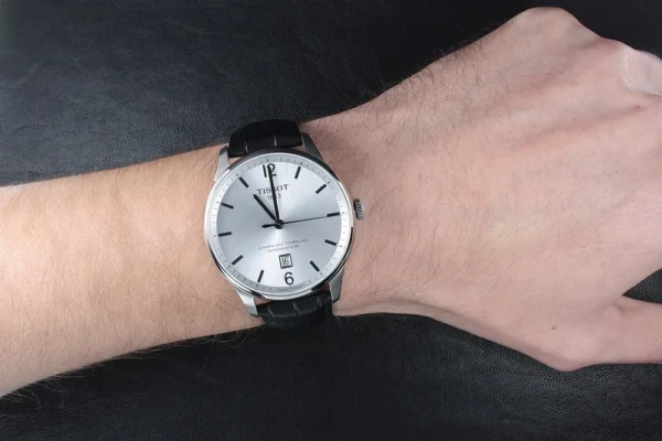 Tissot_T-Classic_Chemin_des_Tourelles_T099.407.16.-037.00_6 Tissot Chemin Des Tourelles Powermatic 80 Silver Dial Black Leather Strap Watch For Men - T099.407.16.037.00