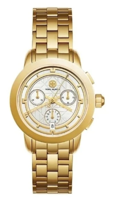 Tory-Burch-TBW1032-Tory-Watches-balilene-gambar-depan_1024x1024_9e87927a-8765-490c-9fca-39bdb1c431c2 Tory Burch Classic Chronograph White Dial Gold Steel Strap Watch for Women - TBW1032