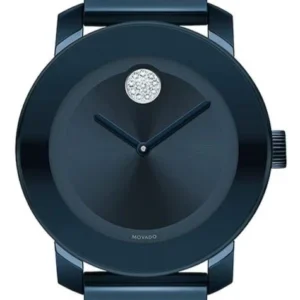 Movado Bold Blue Dial Blue Steel Strap Watch For Women - 3600388