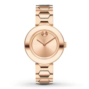 V-882490408_0_800 Movado Bold Rose Gold Dial Rose Gold Steel Strap Watch for Women - 3600387