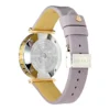 Versace V-Twist Quartz Purple Dial Purple Leather Strap Watch for Women - VELS00219