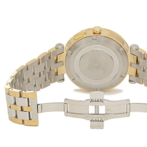 VE3486DM00093_2_l Versace V-Race Quartz Black Dial Gold Steel Strap Watch For Men - VEBV00519
