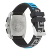 VE6H00123_1 Versace Dominus Chronograph Silver Dial Black Rubber Strap Watch For Men - VE6H00123