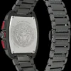 Versace Dominus Chronograph Quartz Black Dial Black Steel Strap Watch For Men - VE6H00623
