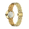 Versace V Flare Diamonds Silver Dial Gold Steel Strap Watch for Women - VEBN00918